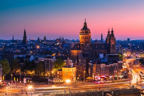 美丽的荷兰阿姆斯特丹