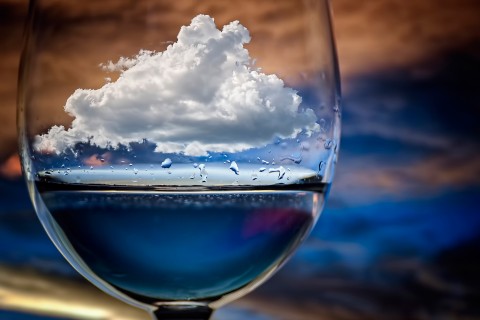 杯子里的云