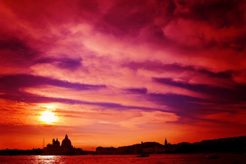 威尼斯的日落