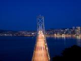 夜色中的旧金山大桥