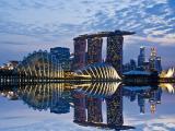狮城新加坡夜景