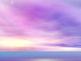 唯美紫色天空