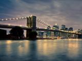 布鲁克林大桥夜景