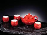 红色茶具