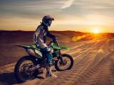 沙漠越野摩托车