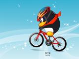 QQ企鹅自行车