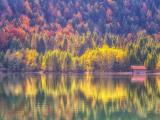 秋天里的湖泊