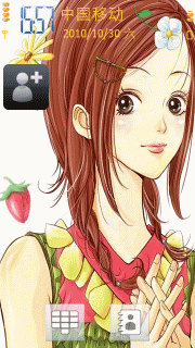 娇柔可爱的花香女孩