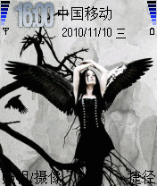 黑色翅膀的天使