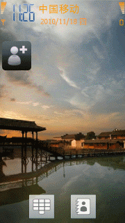 古城小镇日落美景