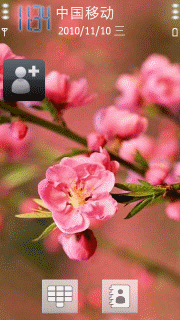 粉红美丽的梅花