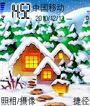 冬天的温暖圣诞节