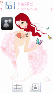 美丽的蝴蝶女孩