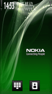 青色Nokia