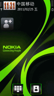 Nokia绿色简约