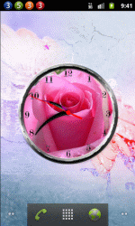 玫瑰花时钟